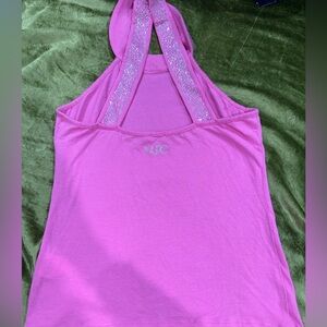 VINTAGE VERSACE RARE PINK STONE TOP